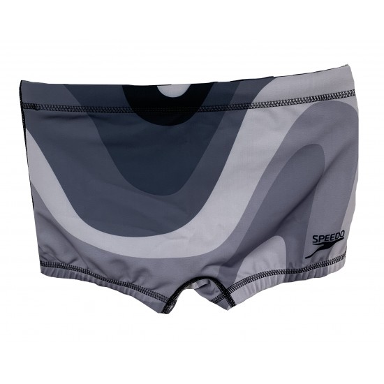 SUNGA SPEEDO BOXER BEACH WAVES - CINZA